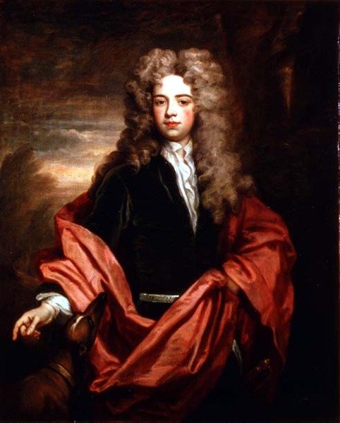 Portrait of a Gentleman with a Greyhound by Godfrey Kneller