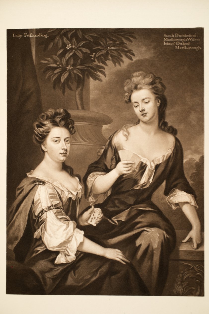 Sarah, Duchess of Marlborough and Lady Fitzharding, pub. 1902 by Godfrey Kneller