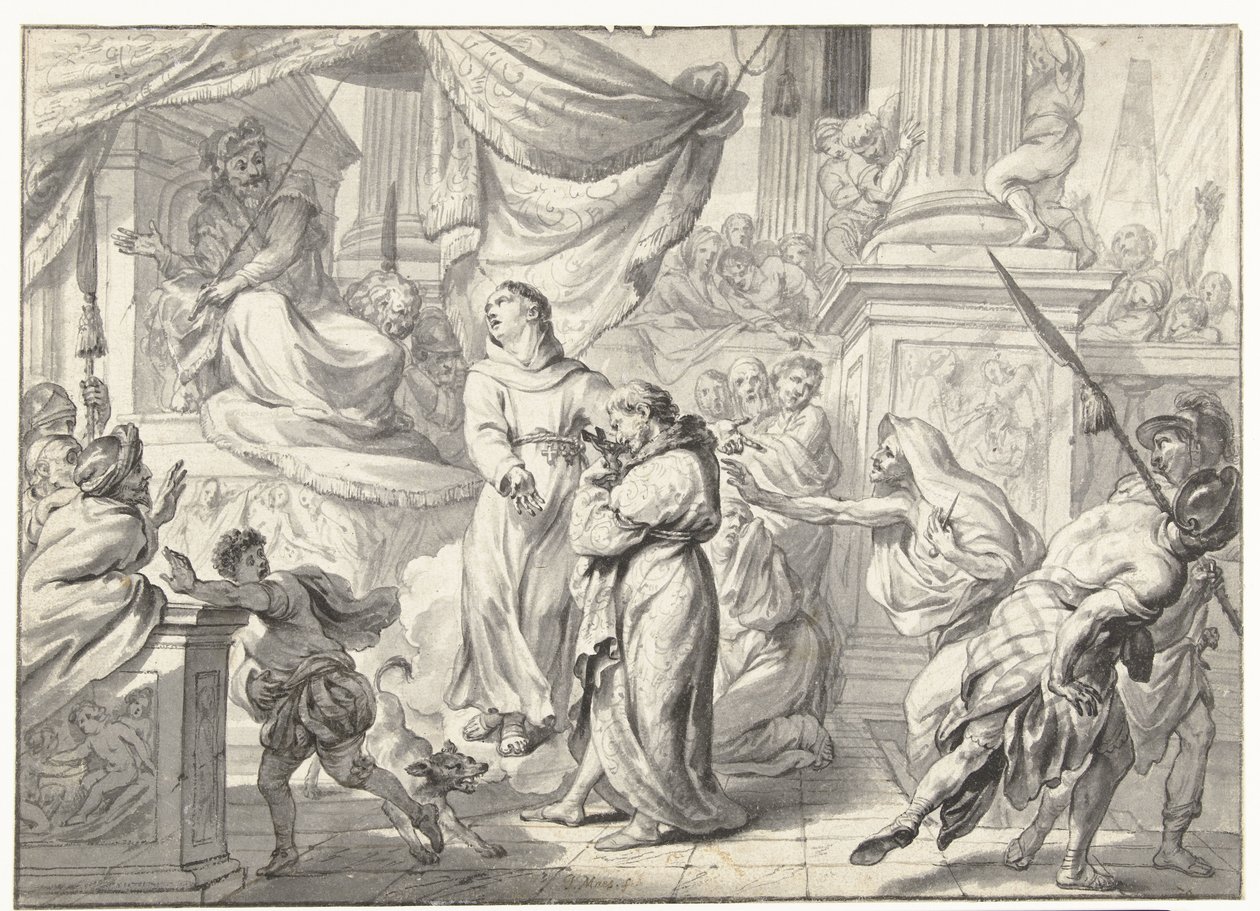 Scene from the Life of a Saint by Godfried Maes