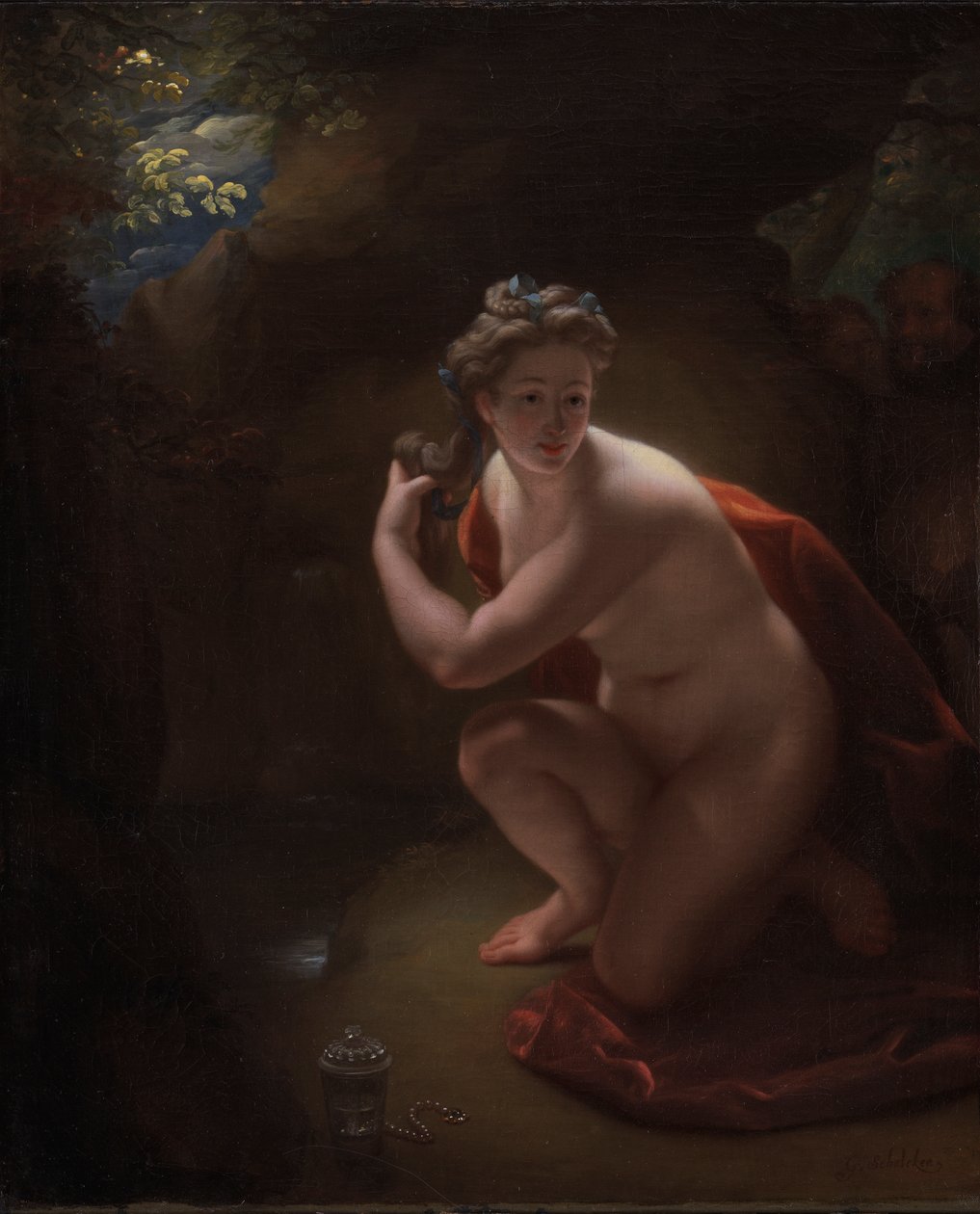 Susanna and the Elders by Godfried Schalcken