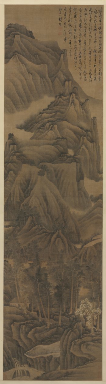 Landscape in the Style of Dong Yuan and Juran by Gong Xian