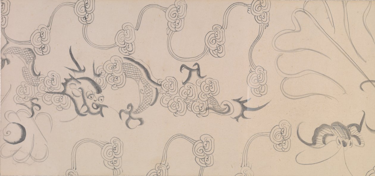 Detail of Five Tribute Horses by Gonglin Li