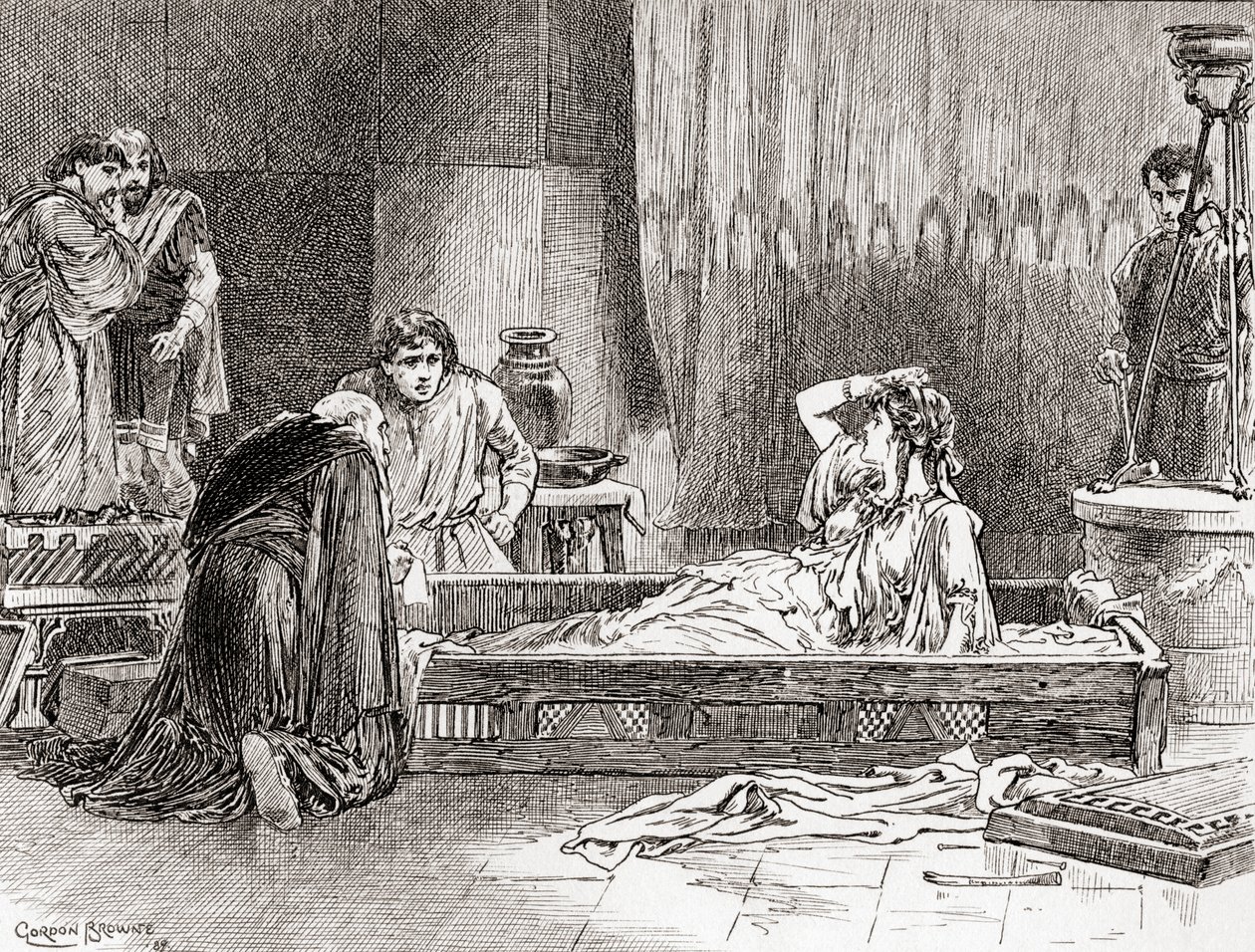 A scene from William Shakespeare
