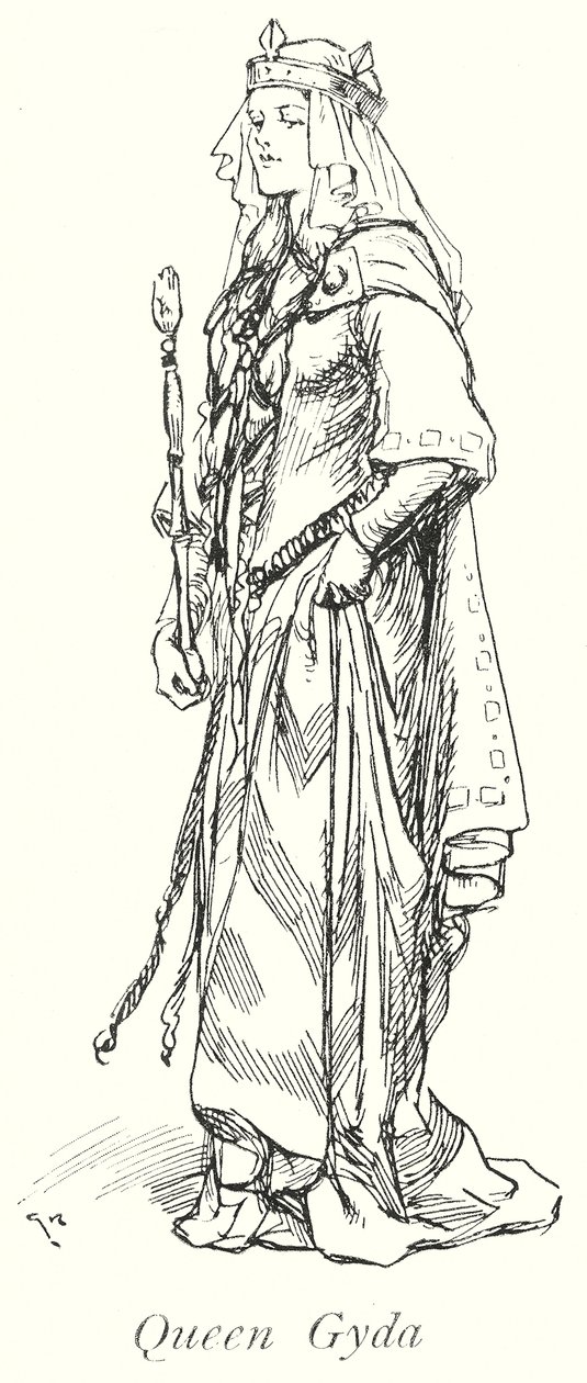 Queen Gyda by Gordon Frederick (after) Browne