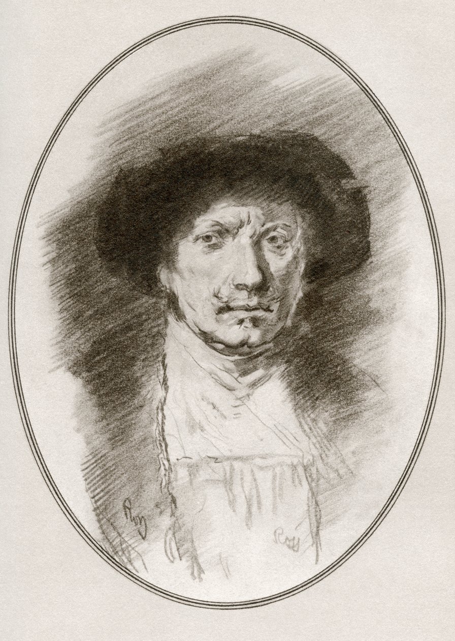 Rembrandt Harmenszoon van Rijn, from Living Biographies of Great Painters by Gordon Ross