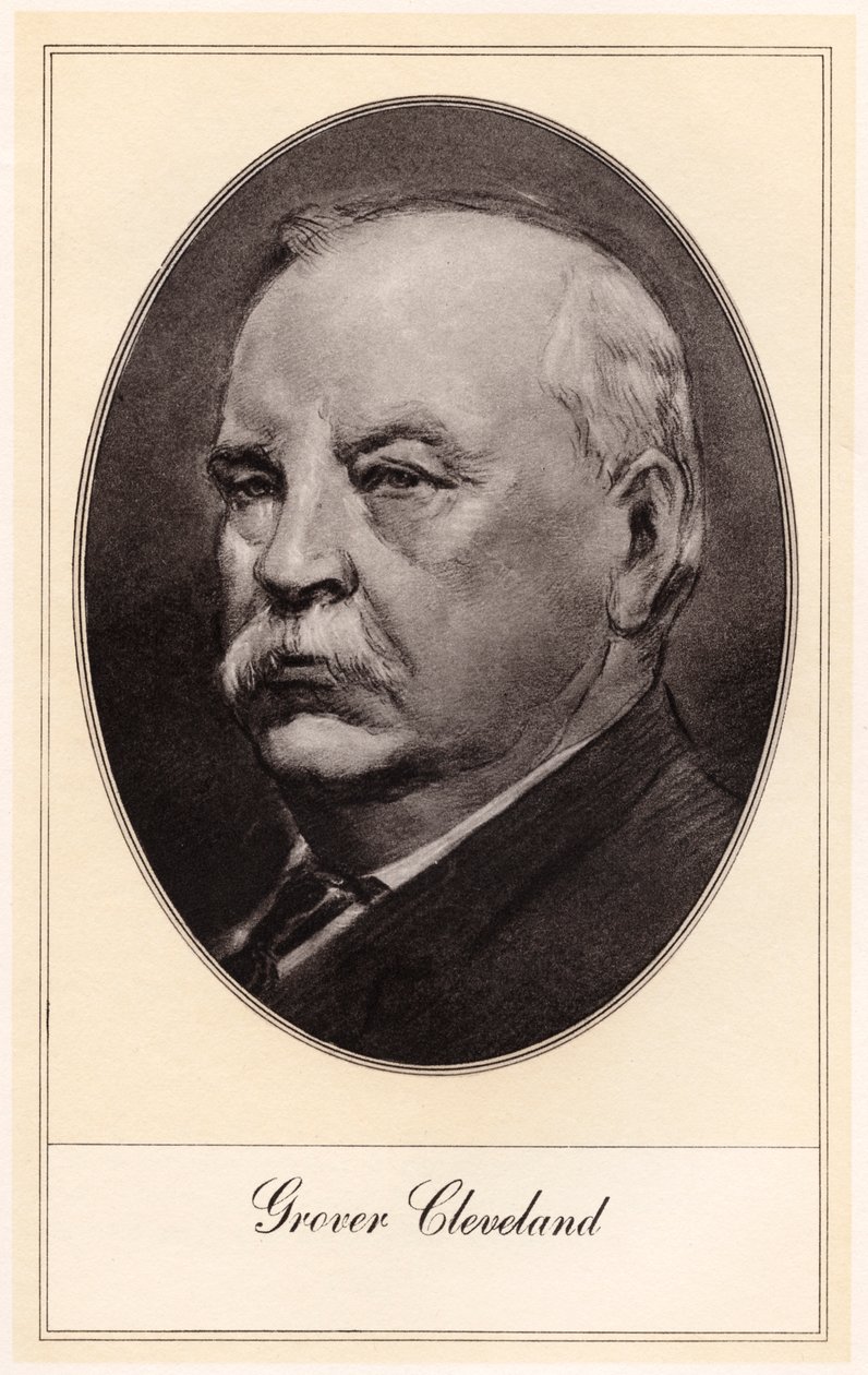 Stephen Grover Cleveland, 22nd and 24th President of the United States, early 20th century by Gordon Ross