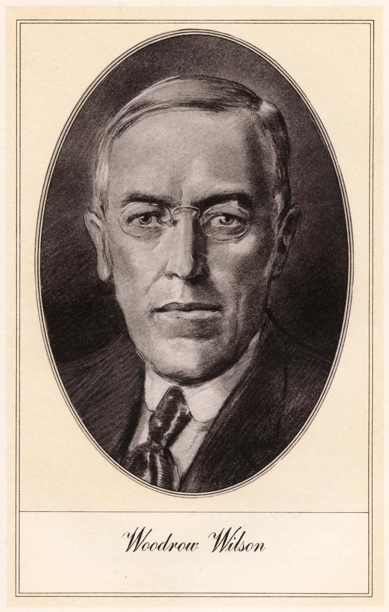 Woodrow Wilson, 28th President of the United States by Gordon Ross