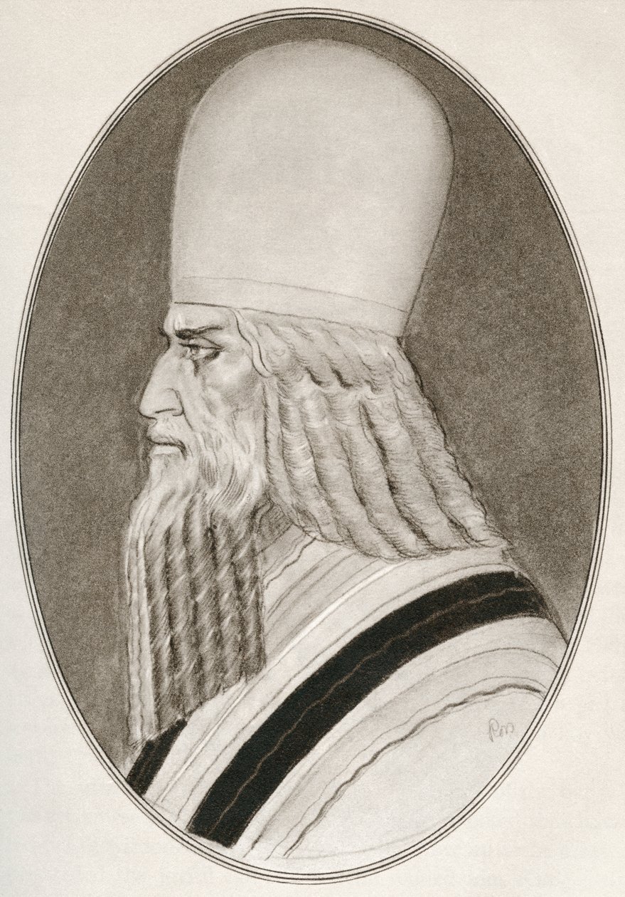 Zoroaster, aka Zarathustra, Zarathushtra Spitama or Ashu Zarathushtra, from Living Biographies of Religious Leaders by Gordon Ross