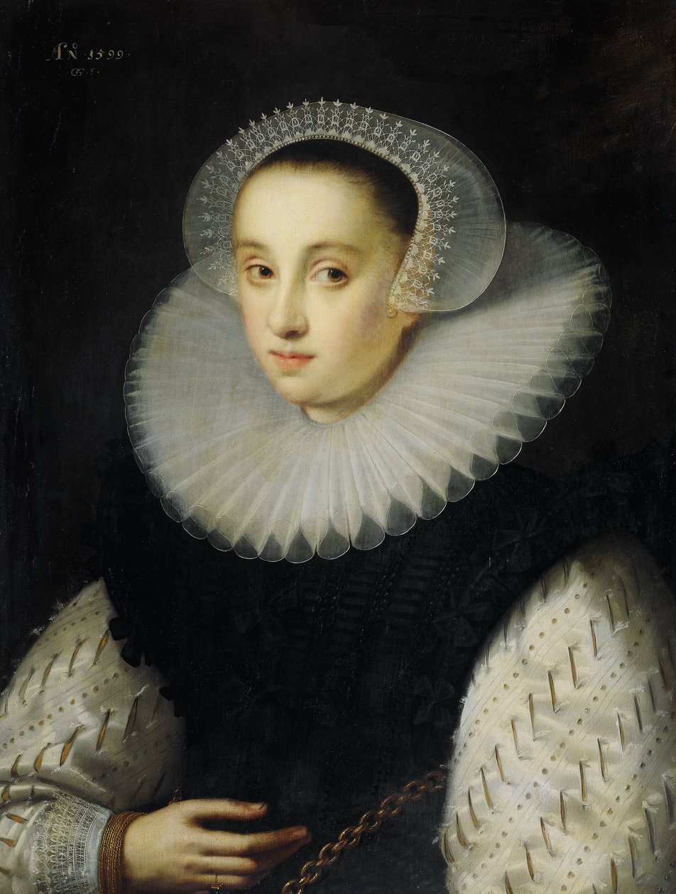 Hortensia del Prado (d 1627) by Gortzius Geldorp