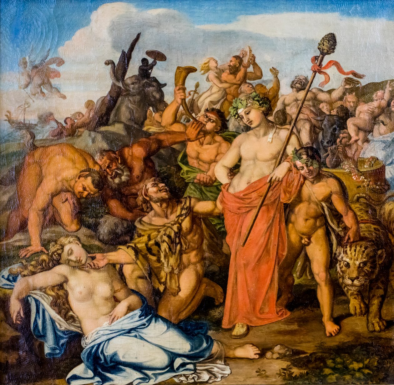 Bacchus and Ariadne by Gottlieb Schick