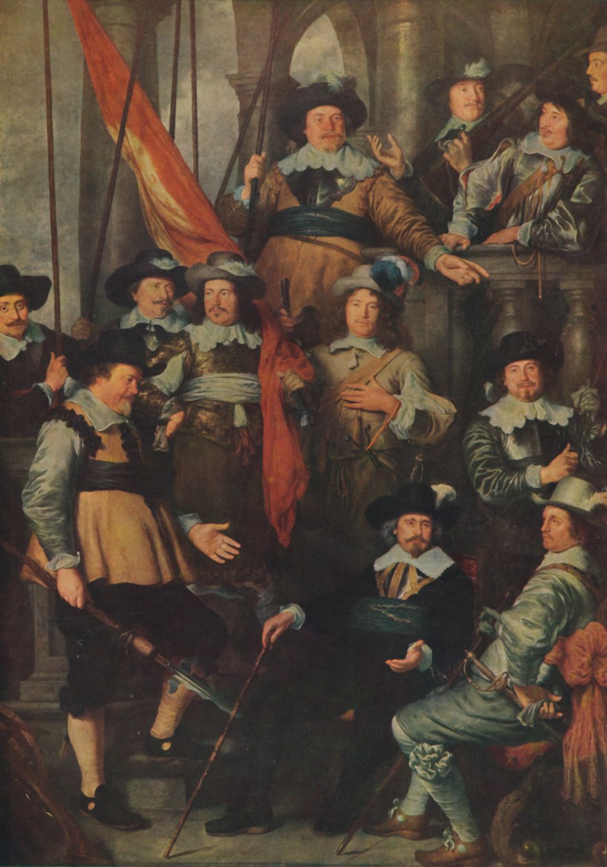 The Company of the Civic Guard of Amsterdam in 1645 by Govaert Flinck