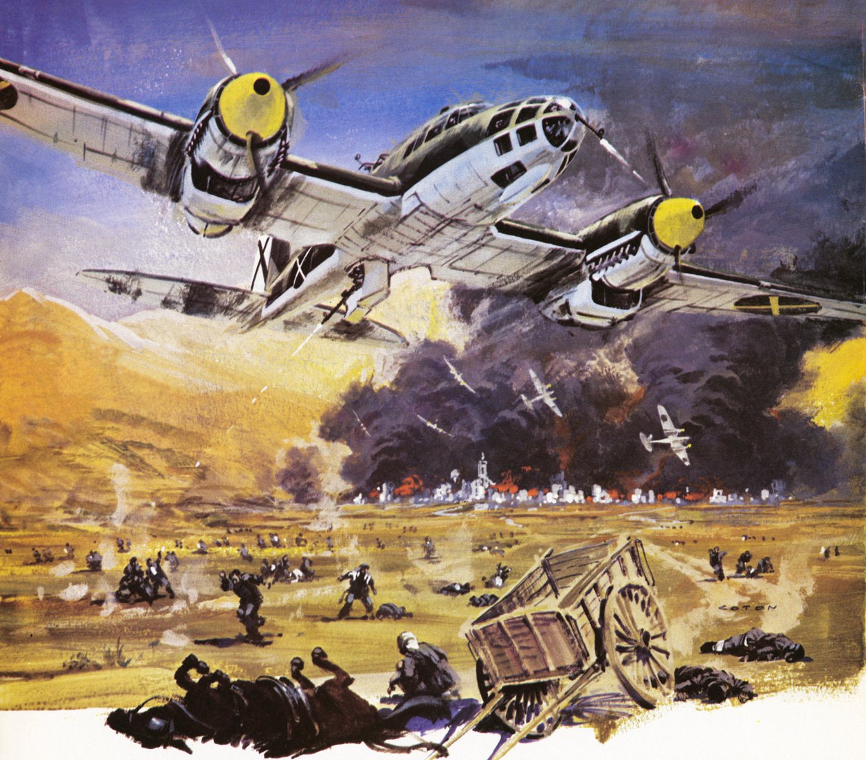 Bombing of Guernica by Graham Coton