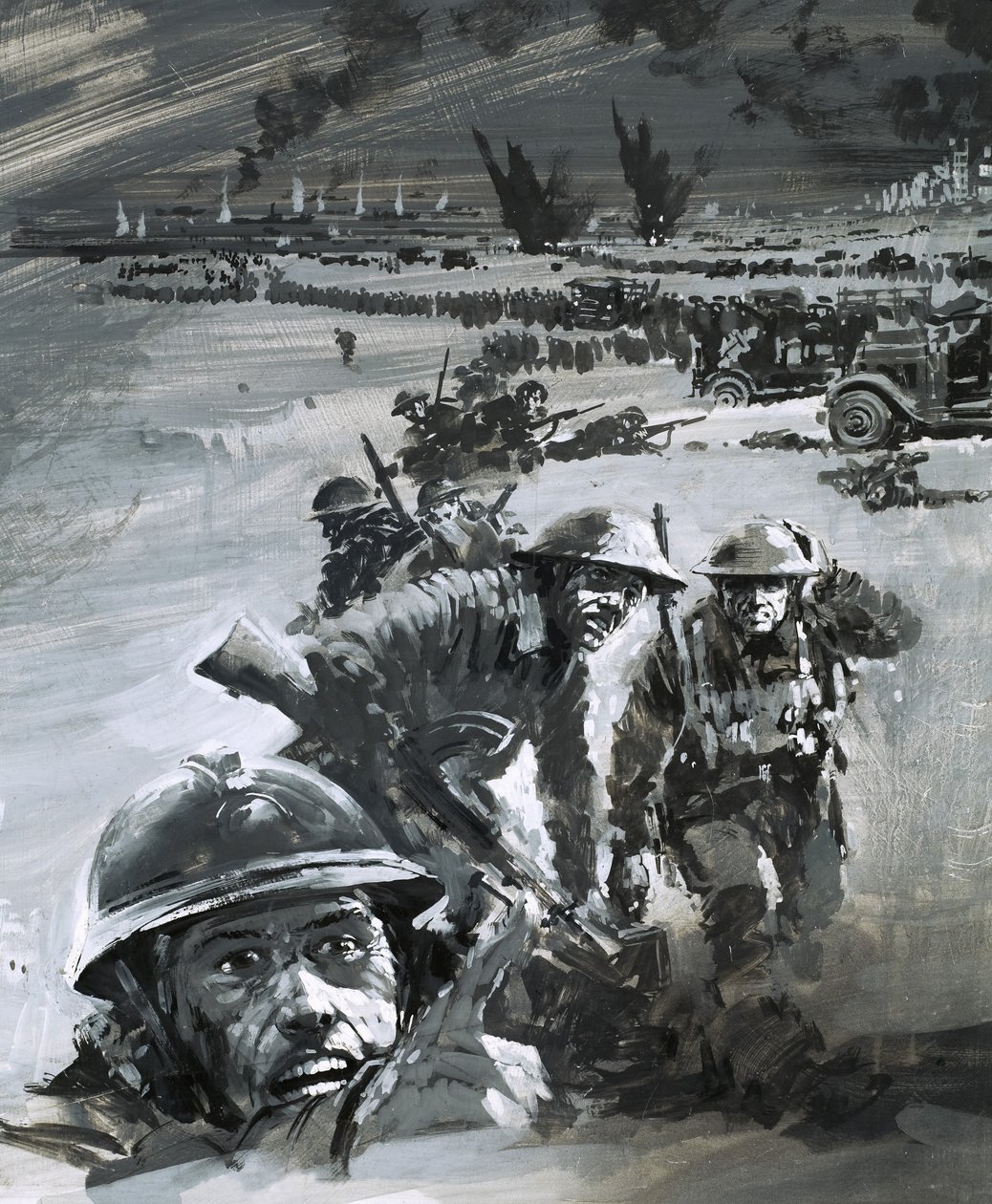 Dunkirk war scene by Graham Coton