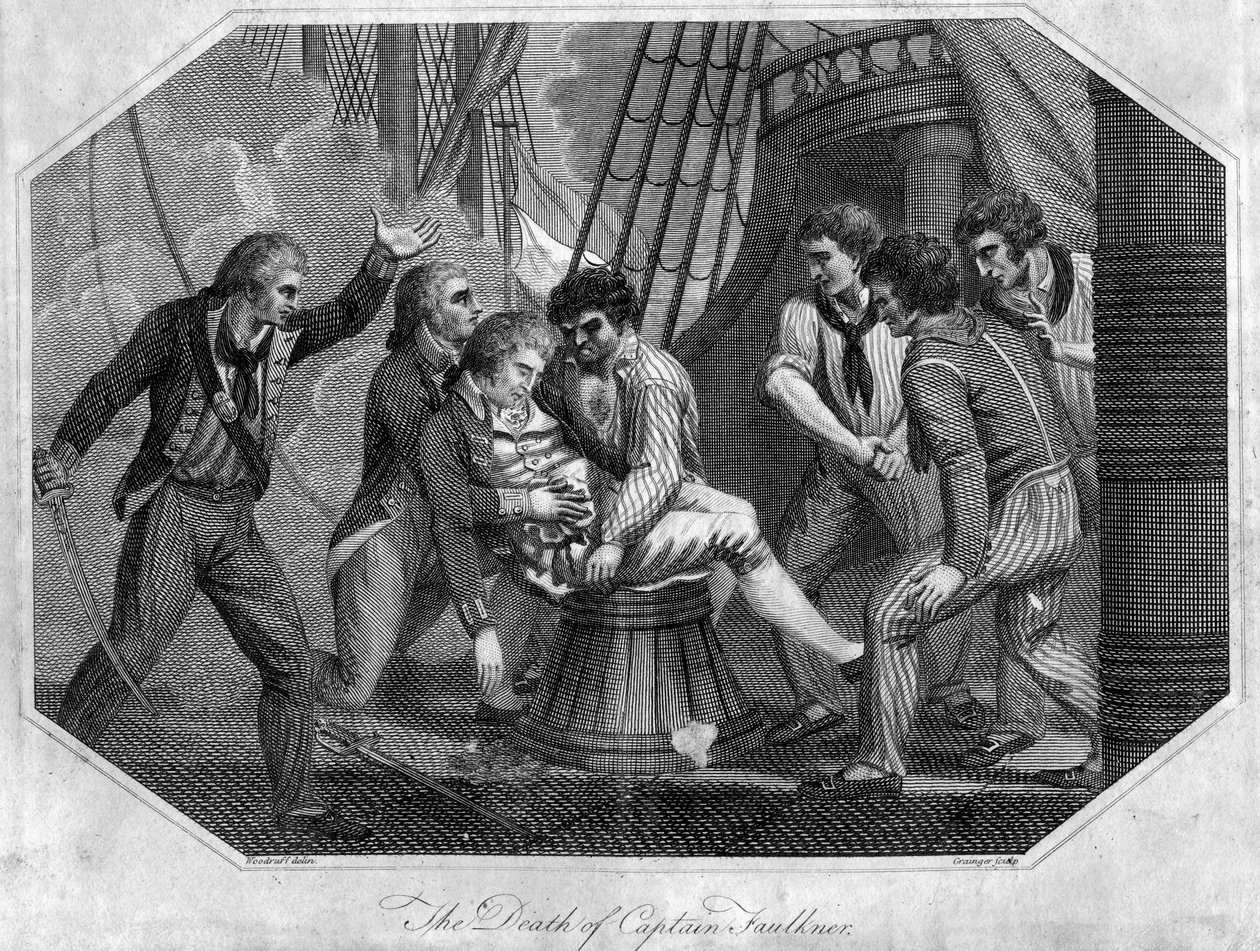 The Death of Captain Faulkner by Grainger