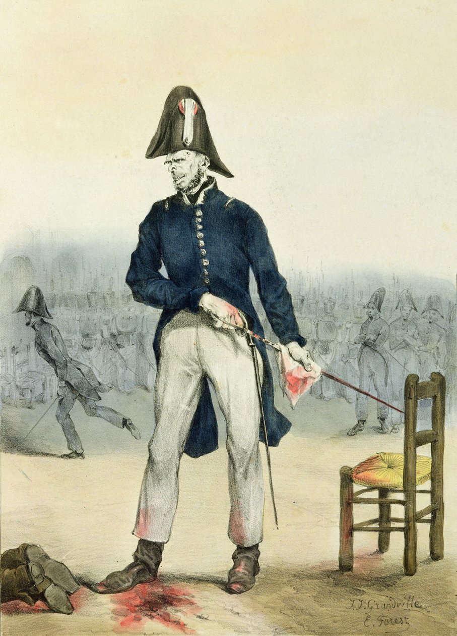 The Public Order Also Reigns in Paris, 1831 by Grandville