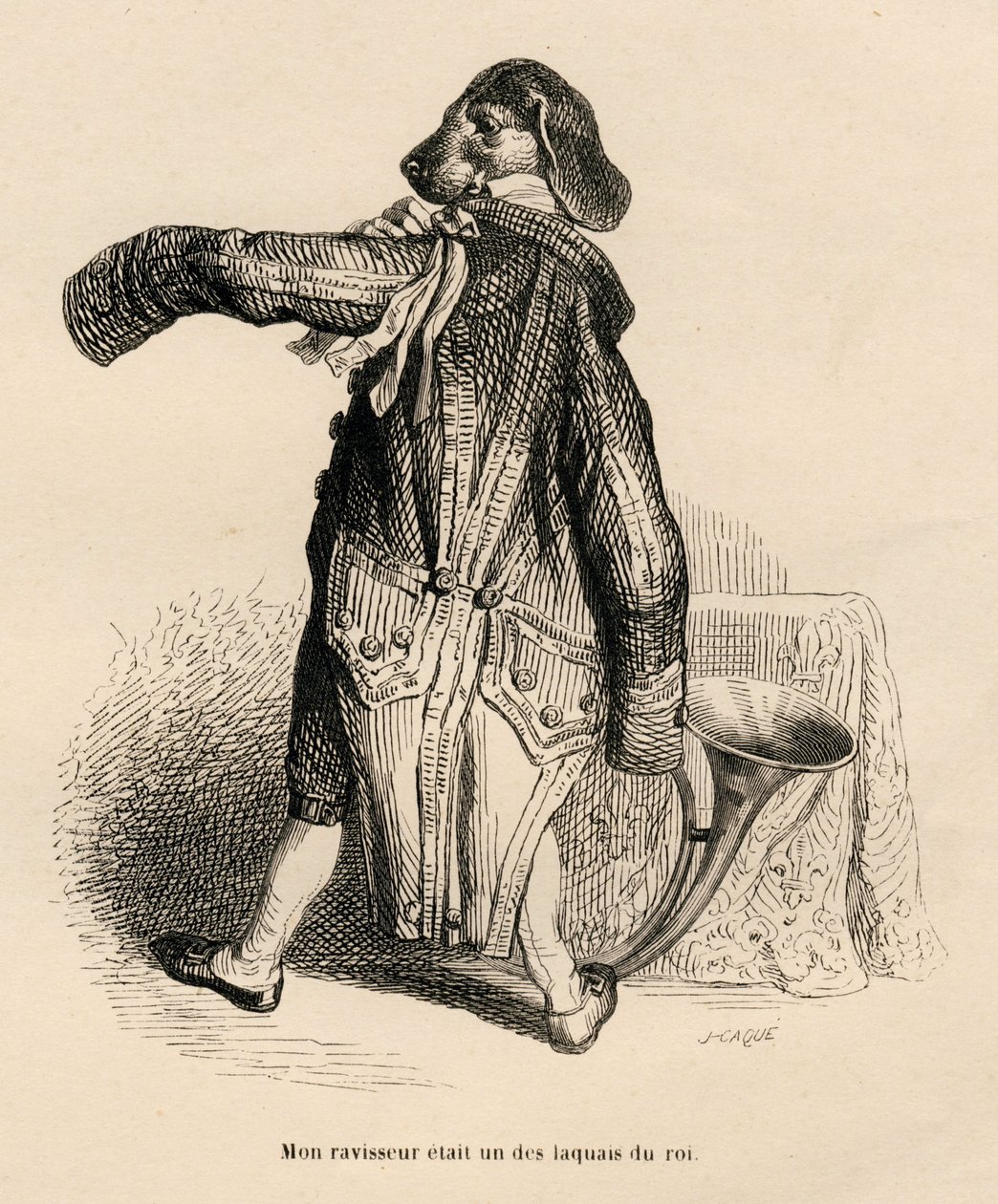 Dog in the Role of a King