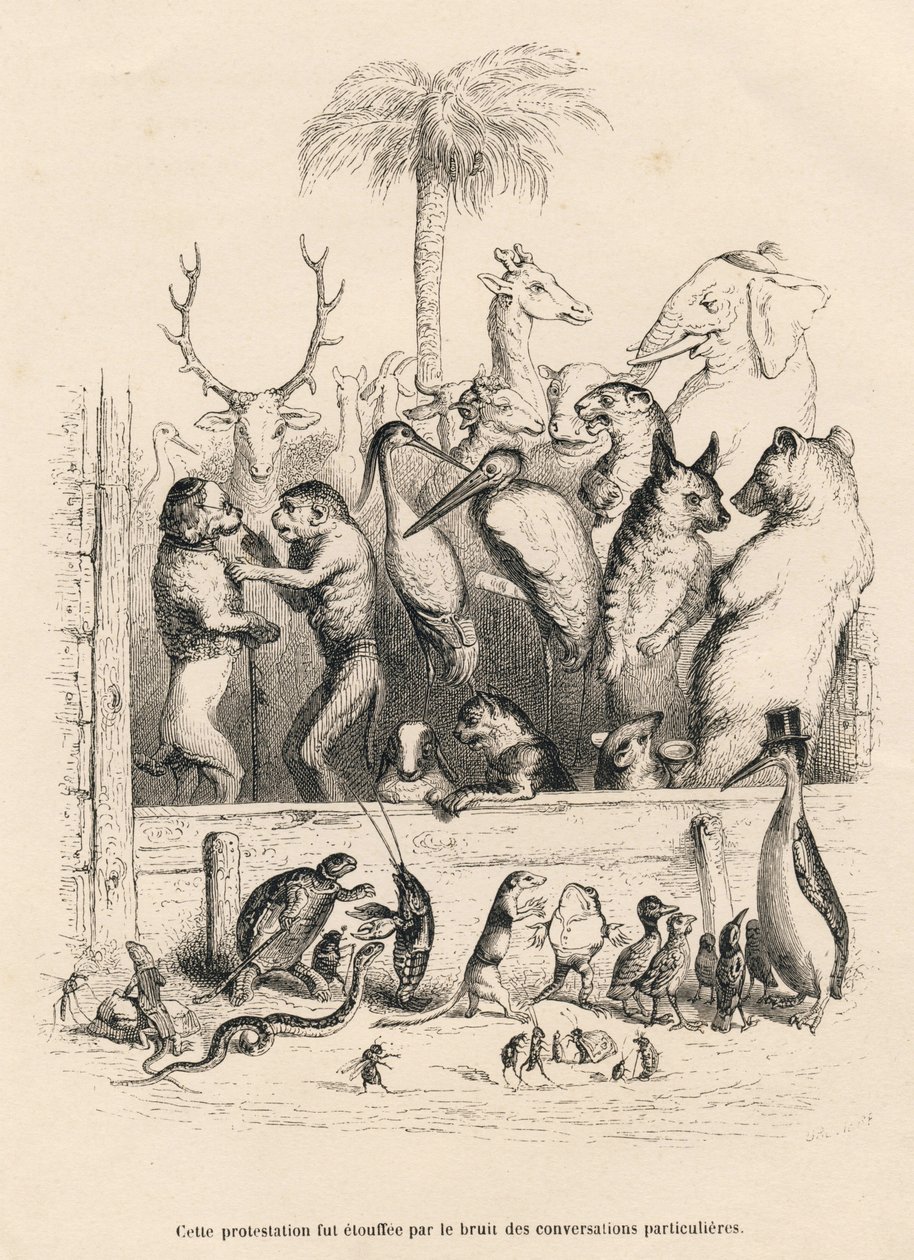 Conversation Between Animals by Grandville