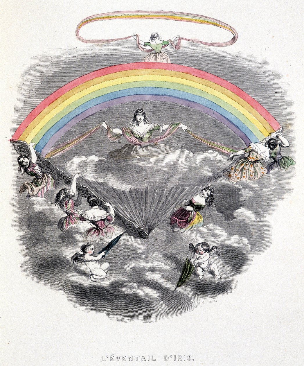The range of Iris - in “Another World” by Grandville by Grandville