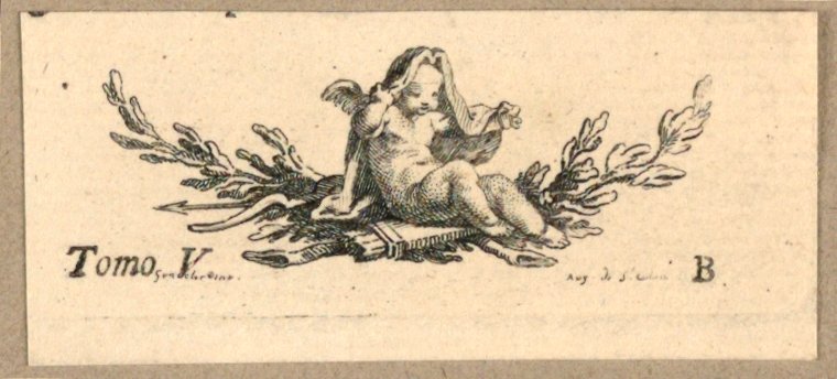 Cupid with Veil by Gravelot