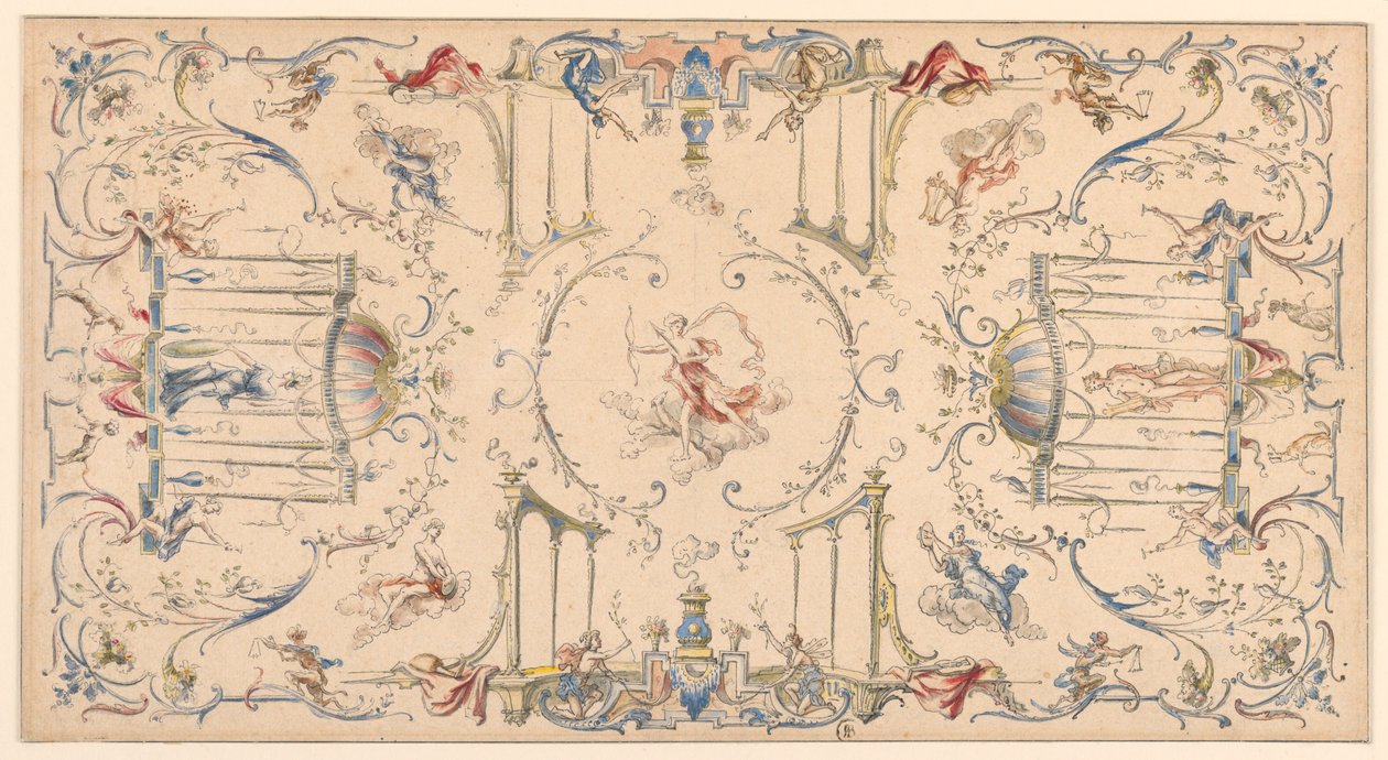 Design for a Ceiling Decoration by Gravelot