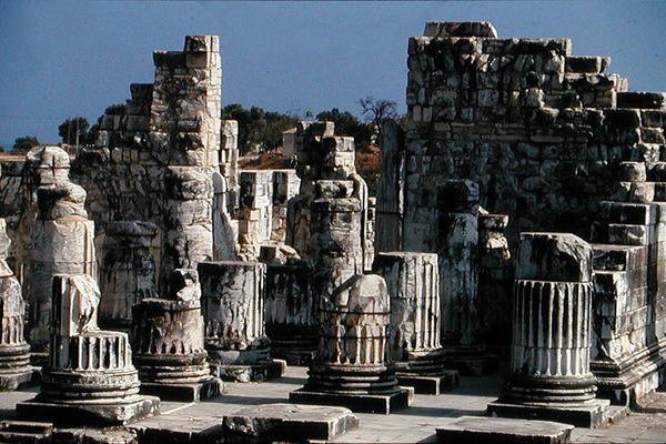 Ruins of the Temple of Apollo by Greek School