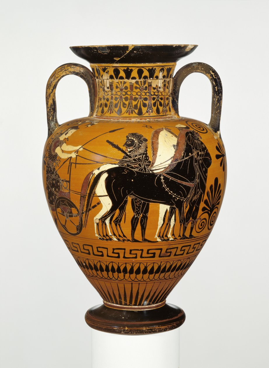 Attic Black-Figure Neck Amphora with Apotheosis of Heracles by Greek