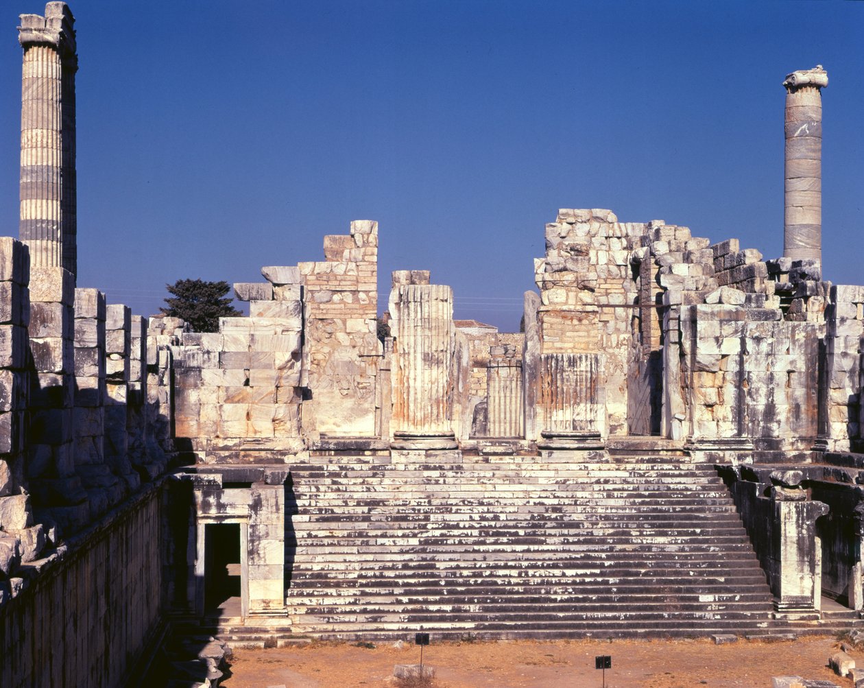 The Great Staircase of the Temple of Apollo, c.336 BC by Greek School