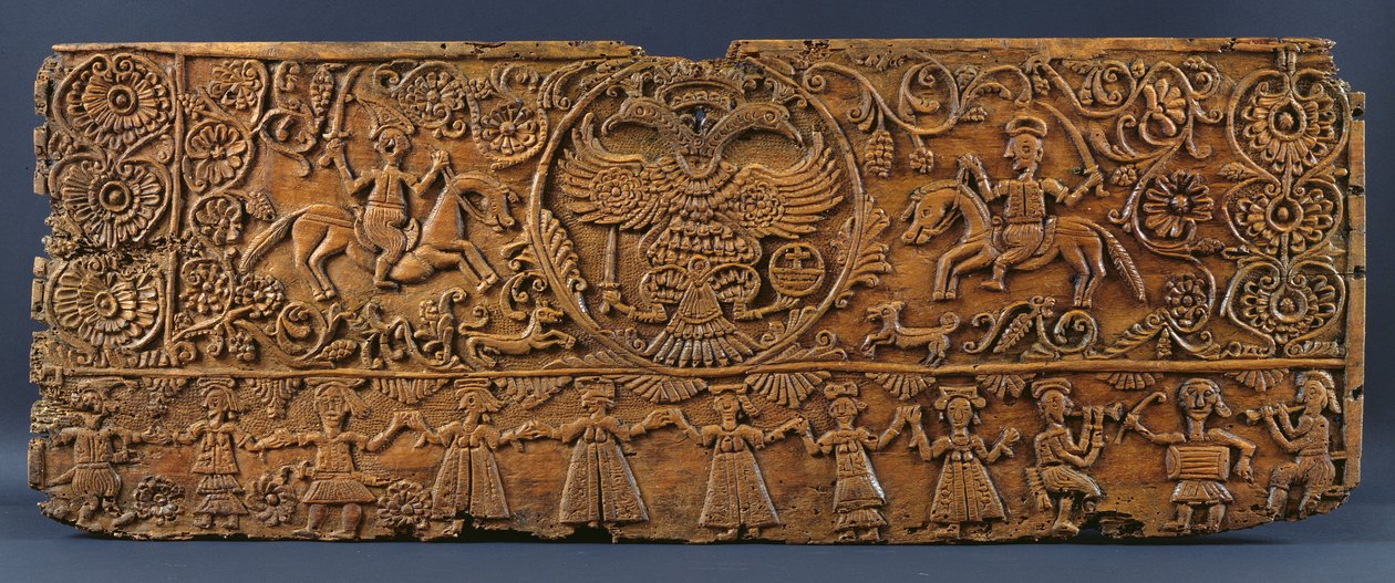 Front of a chest from Mani, Peloponnese, 17th-18th century by Greek School