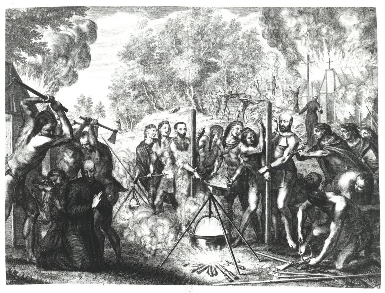 The Death of some Jesuit Fathers in Nouvelle-France, from 