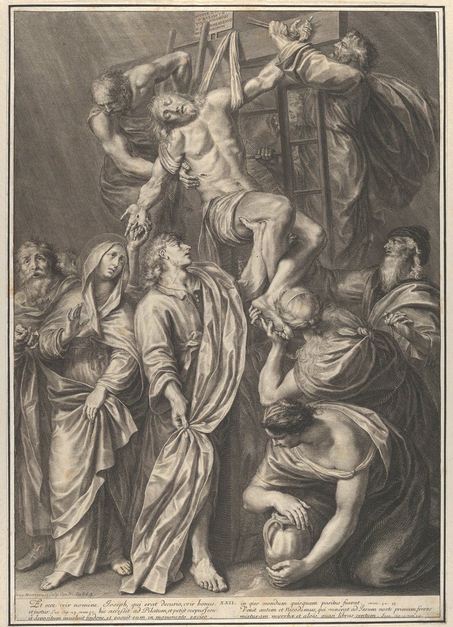 The Last Judgment, from The Passion of Christ, plate 32 by Gregoire Huret