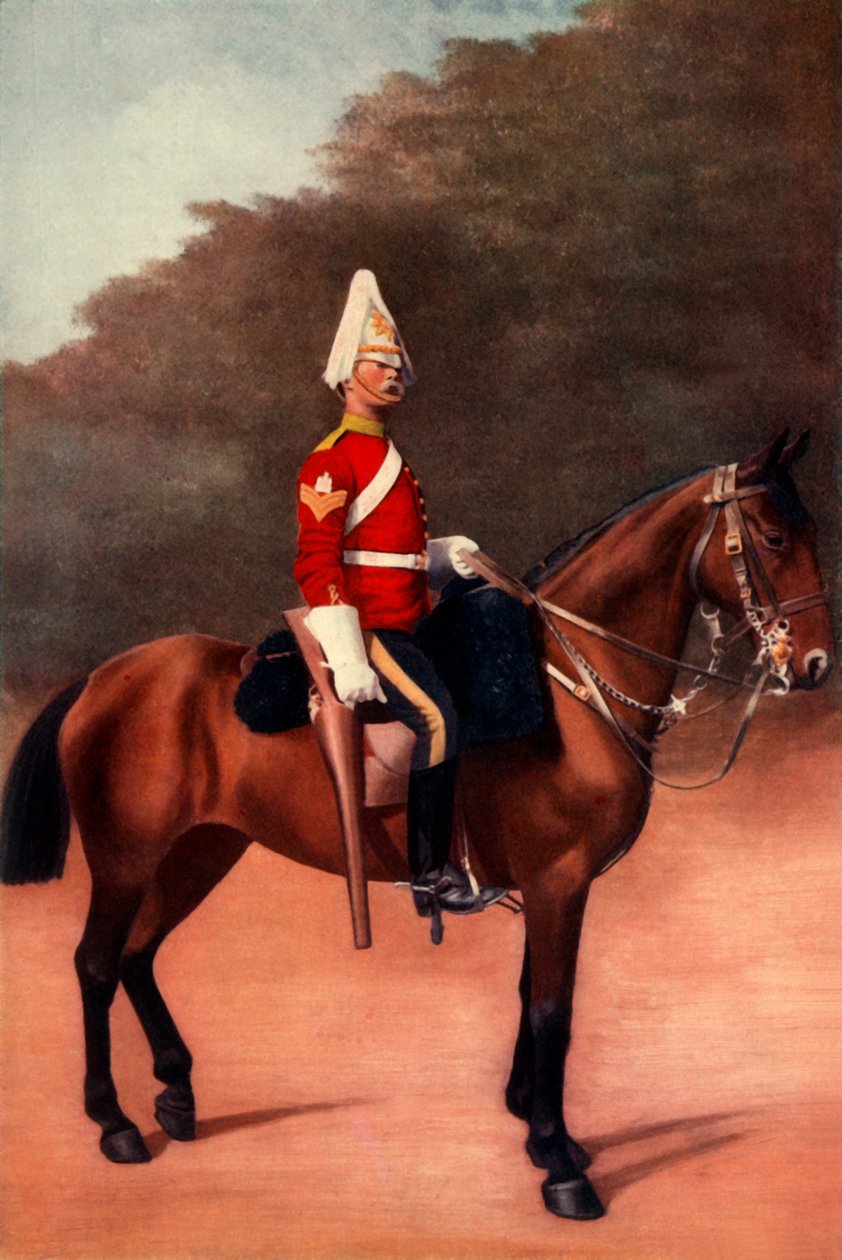 Sergeant of the Inniskilling Dragoons, 1900 by Gregory and Co