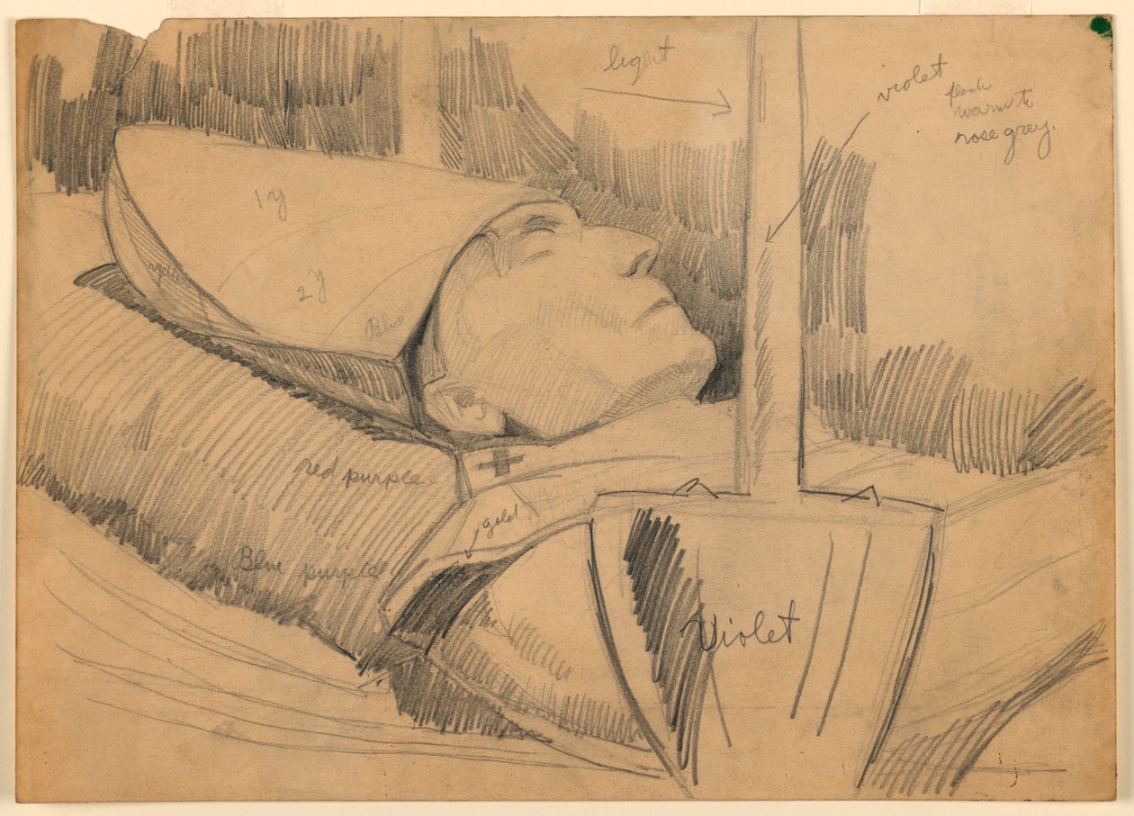 Funerary Portrait of James Cardinal Gibbons by Griffith Baily Coale