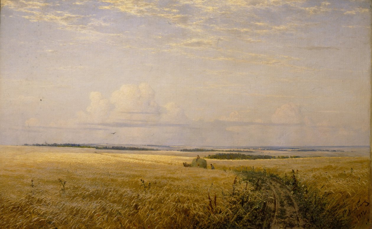 The Mellowing Fields by Grigori Grigoryevich Myasoedov