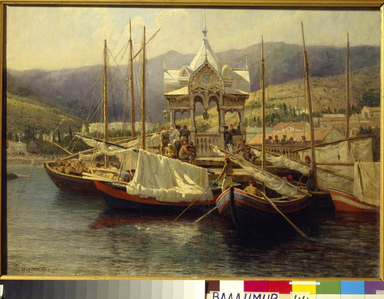 The Port of Yalta by Grigoriy Myasoyedov