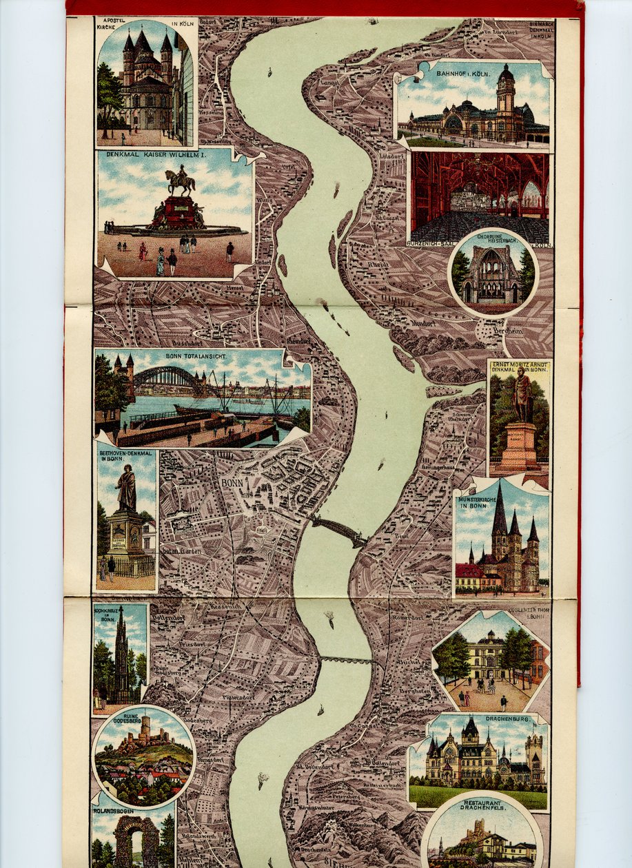 Latest Rhine Panorama of Mainz 01 by Grossh. S. Hofbuchbinderei u. Albumfabrik Eisenach Photo.Lithogr. v. Wilh.Schülz