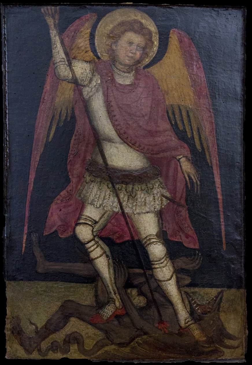 Saint Michael the Archangel Fights Against Satan by Guariento di Arpo