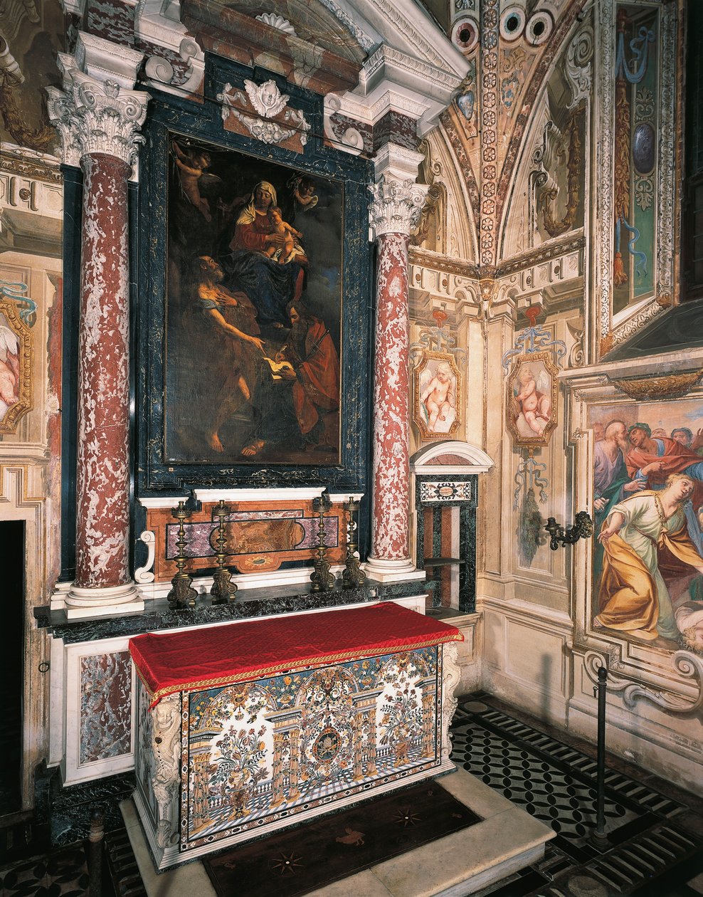 Madonna and Child with Saints Peter and Paul by Guercino
