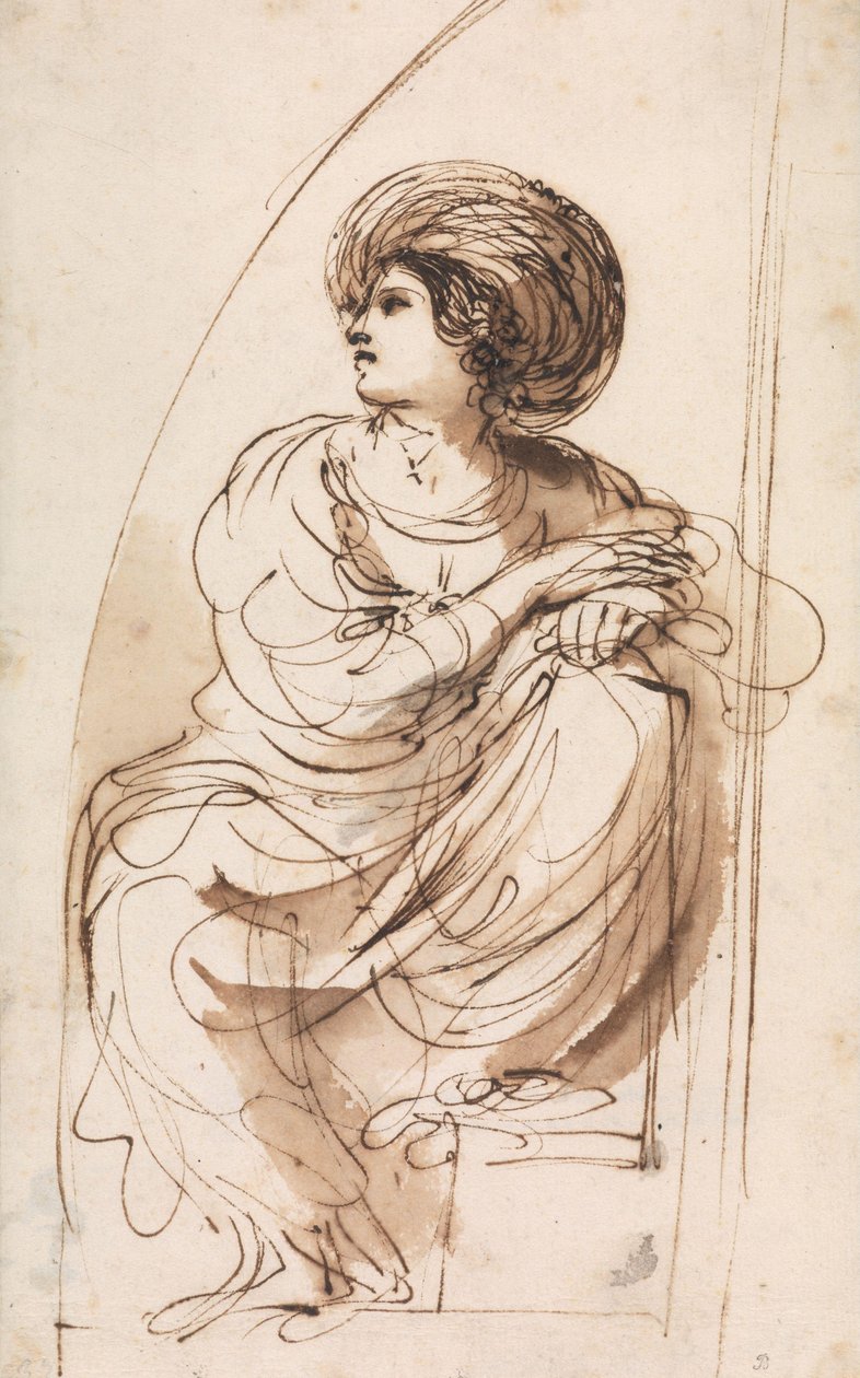 A Sibyl by Guercino