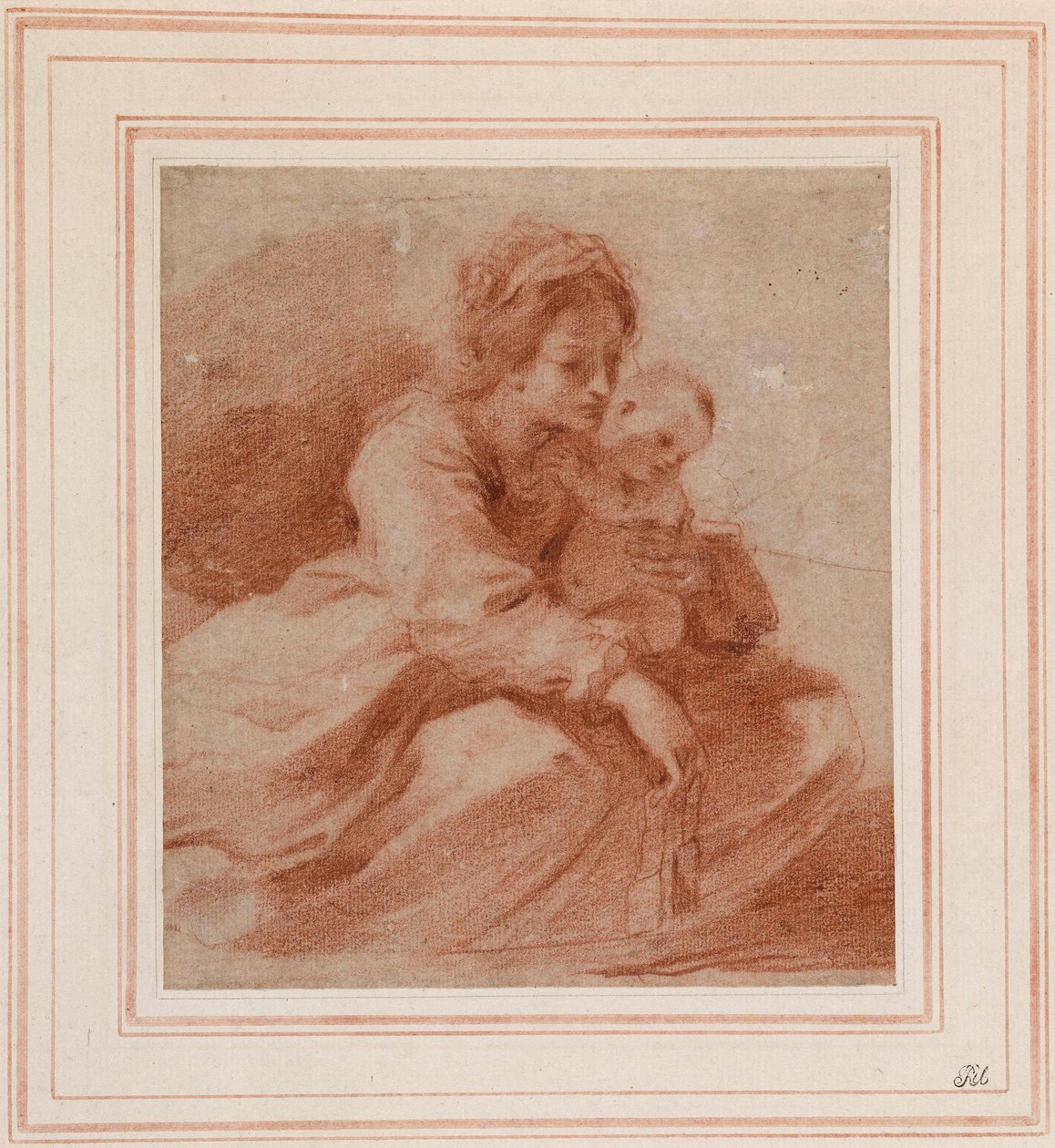 The Virgin and Child (for the Madonna del Carmine Presenting a Scapular to a Carmelite, in Cento