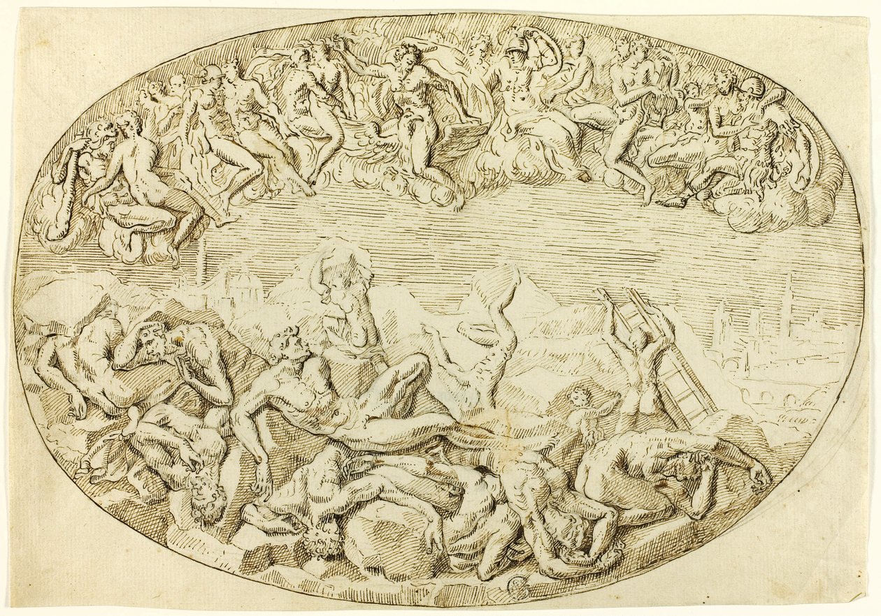 Fall of the Giants by Guglielmo della Porta