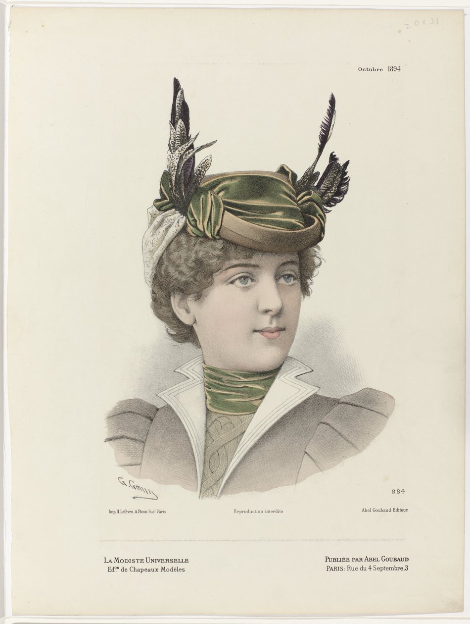 The Universal Milliner, October 1894, No. 884 by Guido Gonin