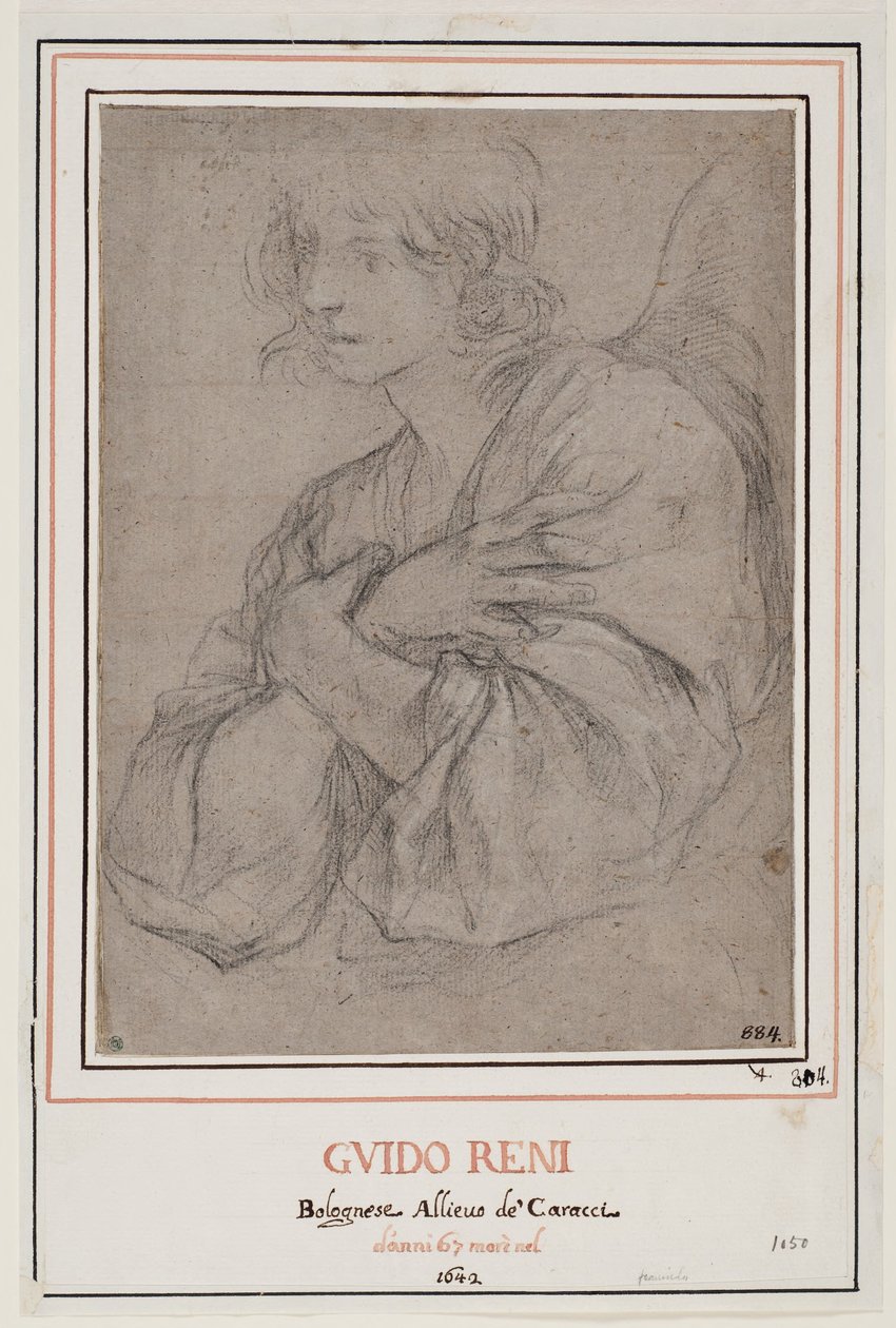 An Angel with Arms Crossed by Guido Reni