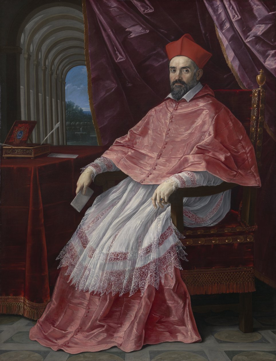 Cardinal Roberto Ubaldini, (1581-1635), Papal Legate to Bologna by Guido Reni