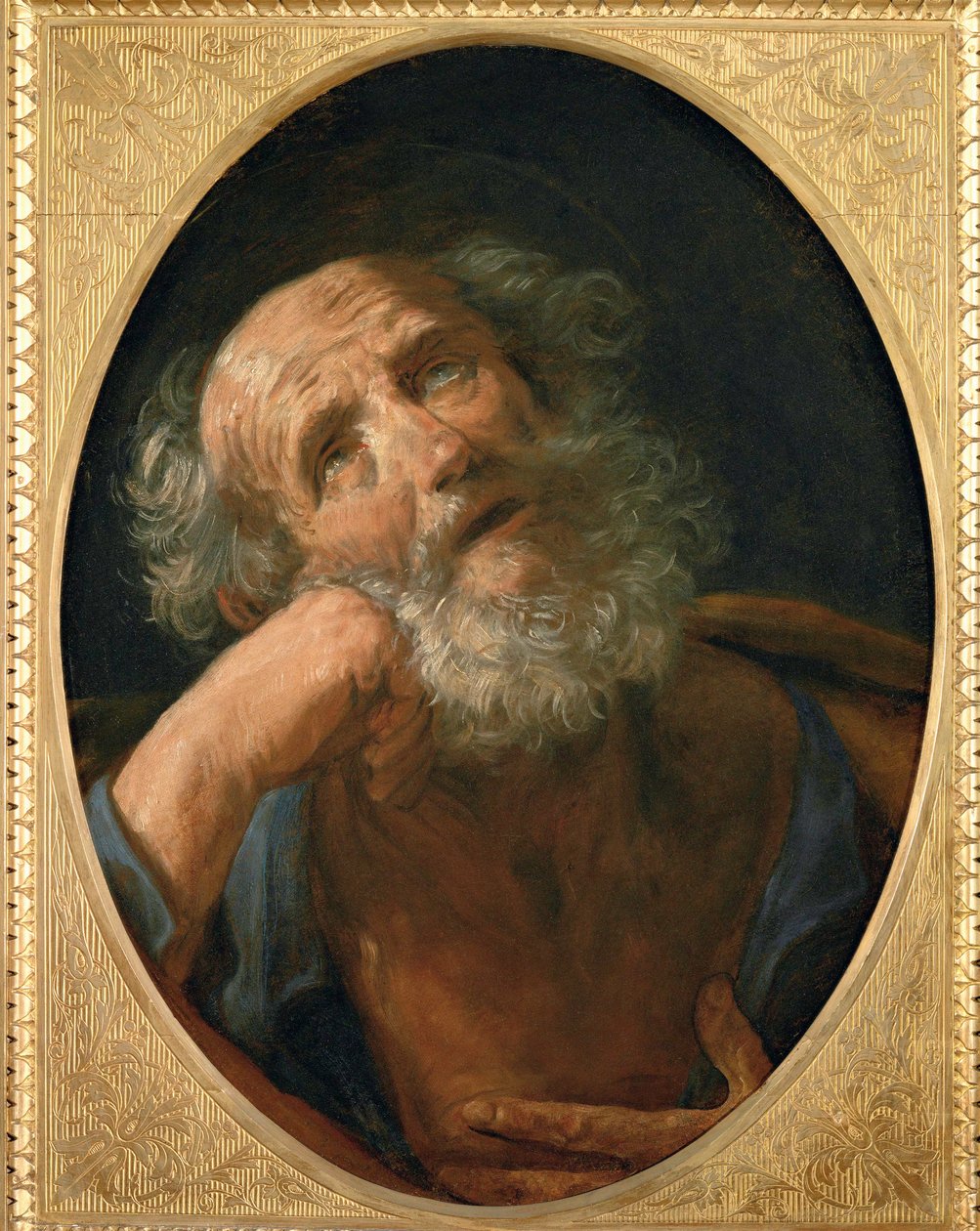 Saint Peter Penitent by Guido Reni