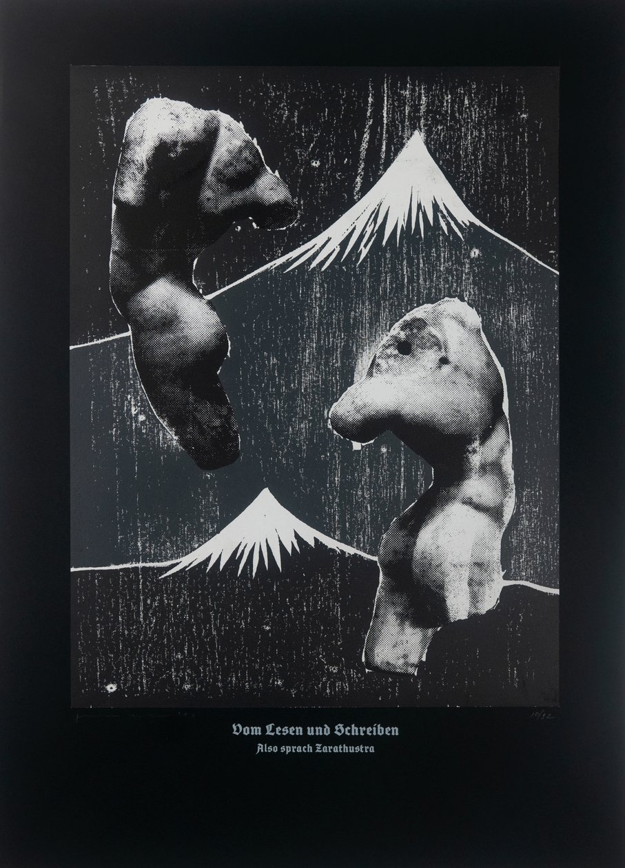 On Reading and Writing (Black), Thus Spoke Zarathustra, 2023 by Guilherme Pontes