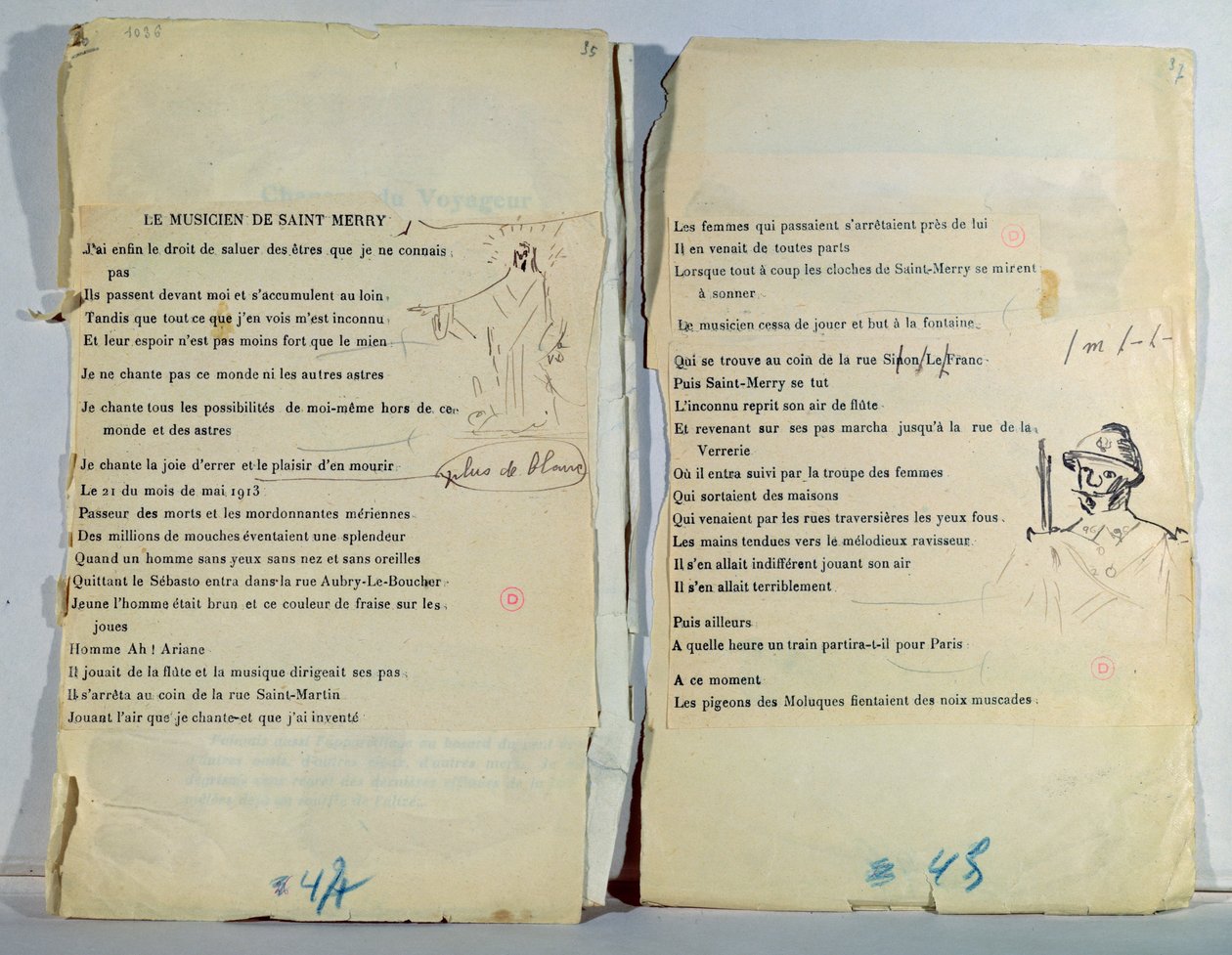 Annotated and illustrated copy of 