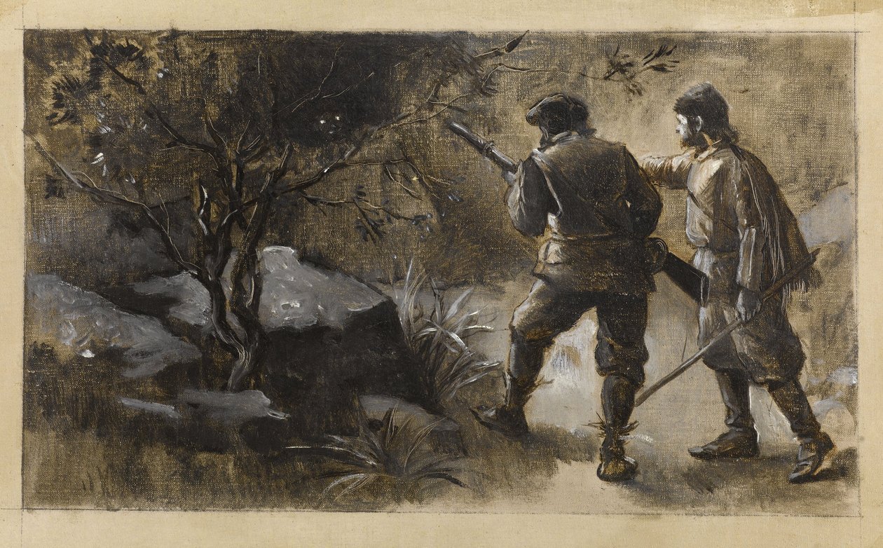 Kennybol and Guldon Stayper, ca. 1889 by Guillaume Albert Demarest