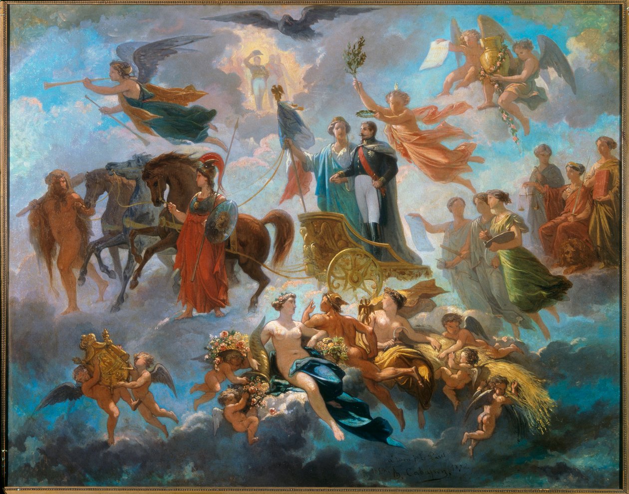 The Apotheosis of Napoleon III by Guillaume Alphonse Harang Cabasson