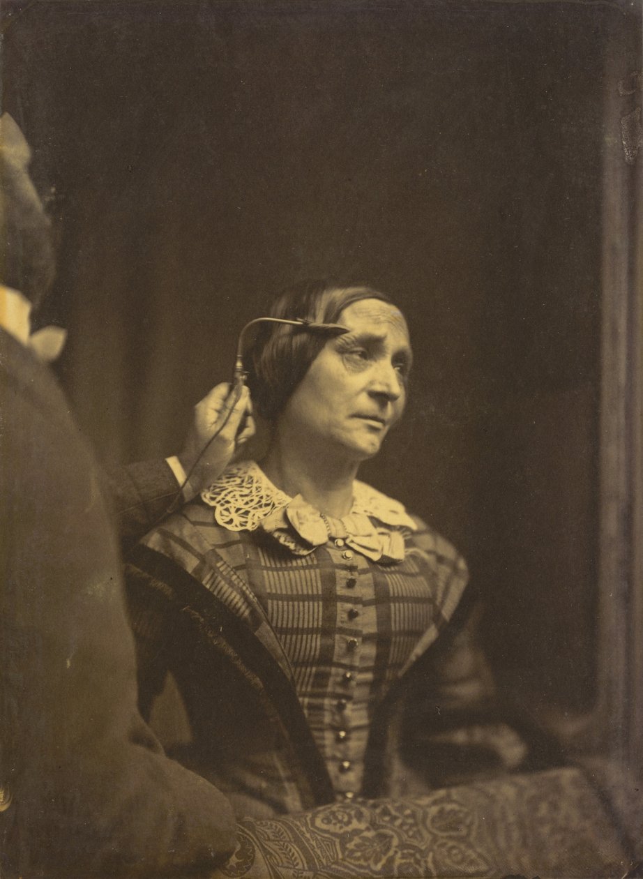 Attention, Attentive Gaze (left); Painful Attention (right) by Guillaume Benjamin Amant Duchenne