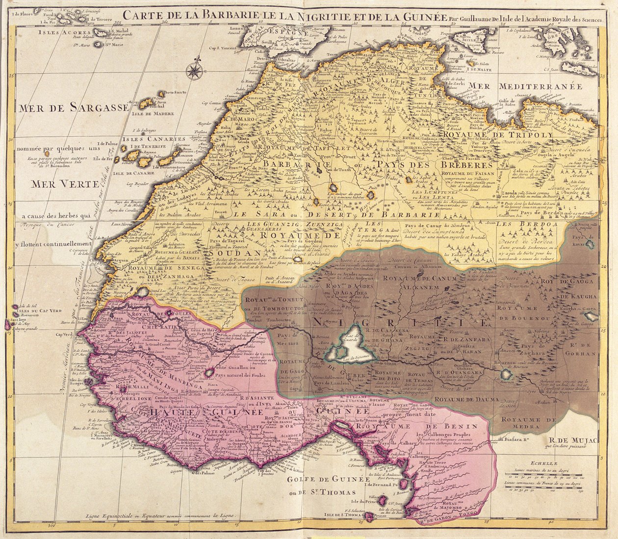 Morocco, Algeria, Tunisia, Libya, Mauritania, Mali, Niger, Chad, Senegal, The Gambia, Guinea-Bissau, Guinea, Sierra Leone, Liberia, Côte d